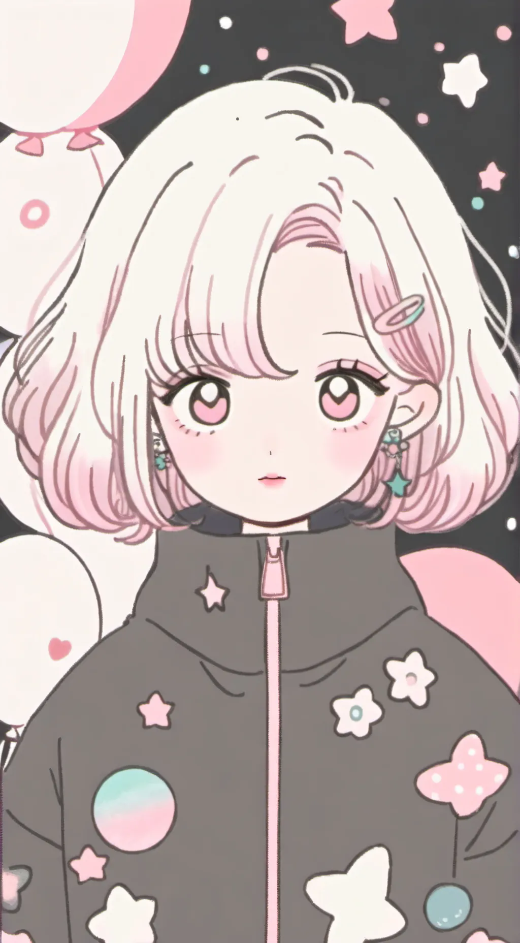 ai character: planet human background