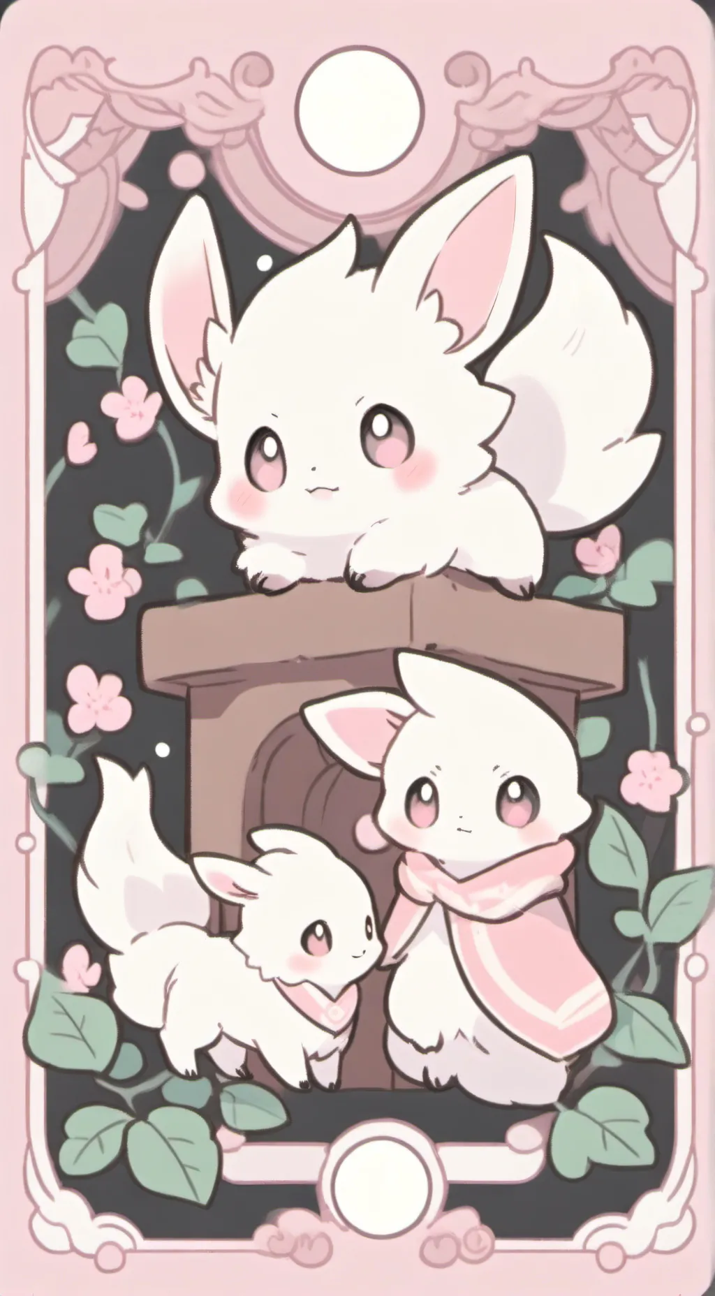 ai character: {*^* Evee shelter} background