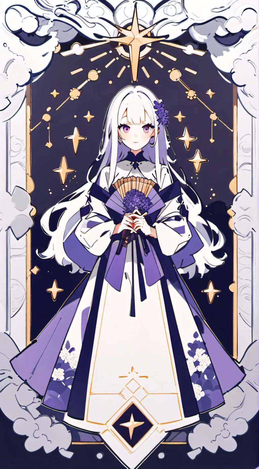 ai character: queen background
