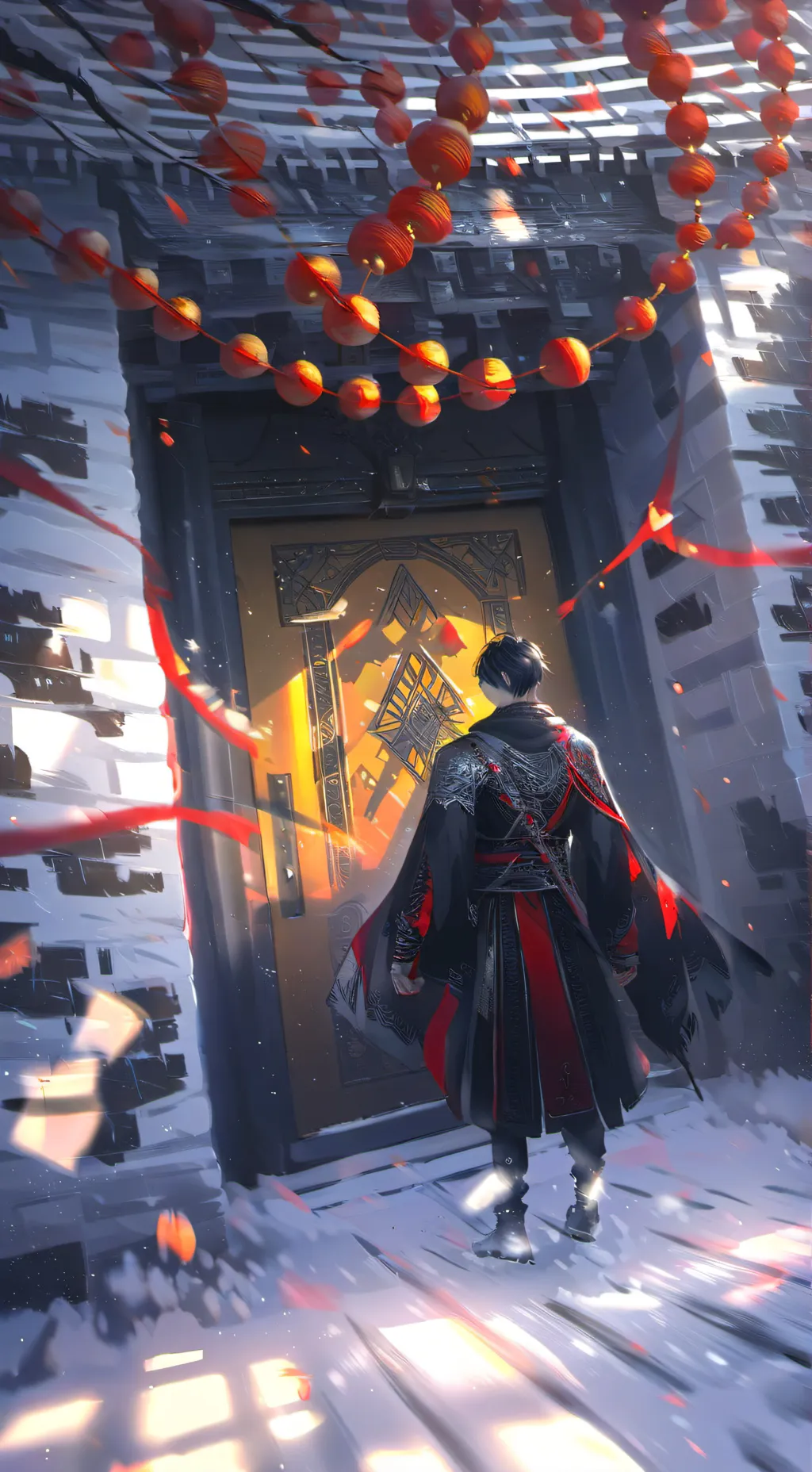 ai character: ¿la puerta?🤔🤨 background