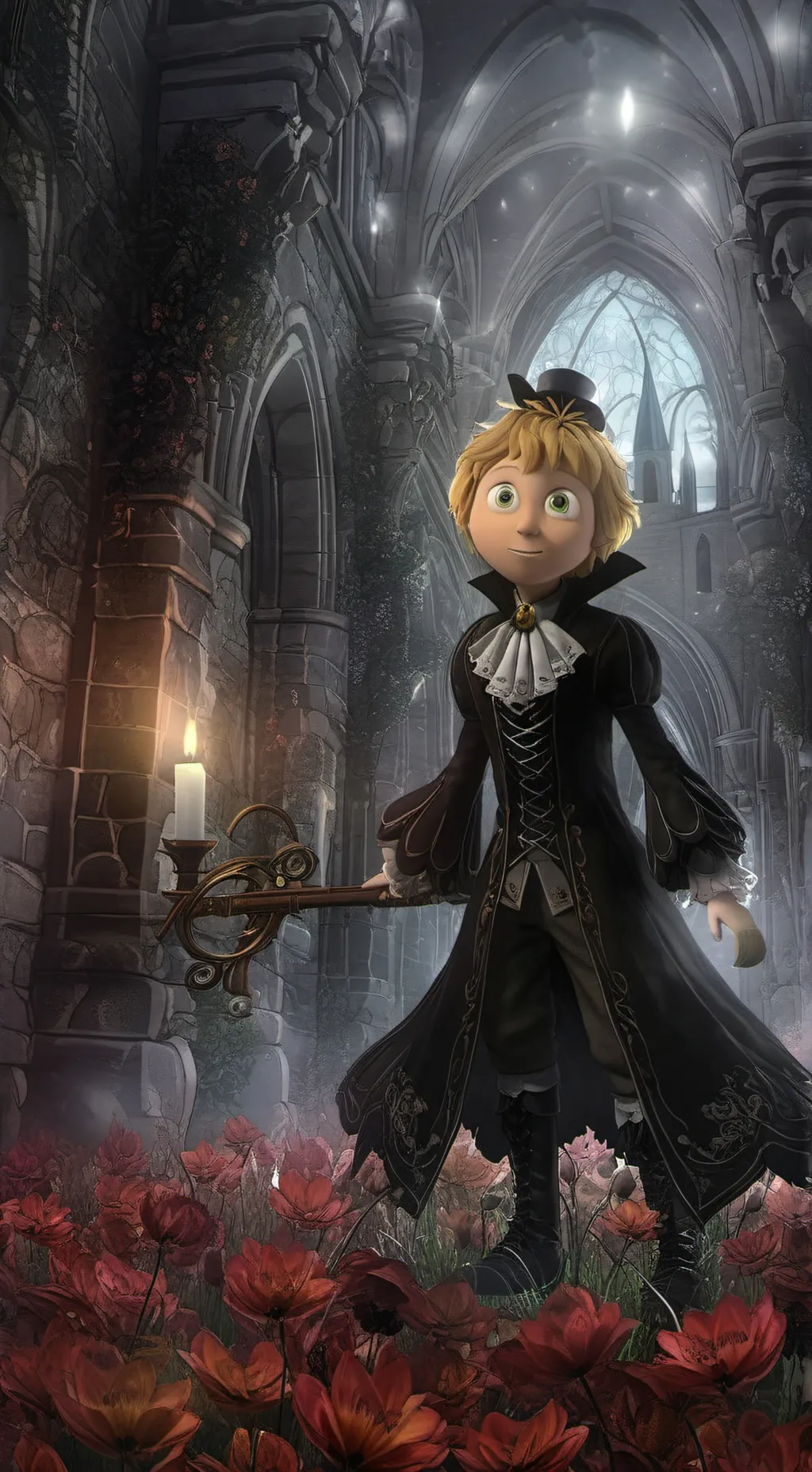 ai character: Maya the bee!  background