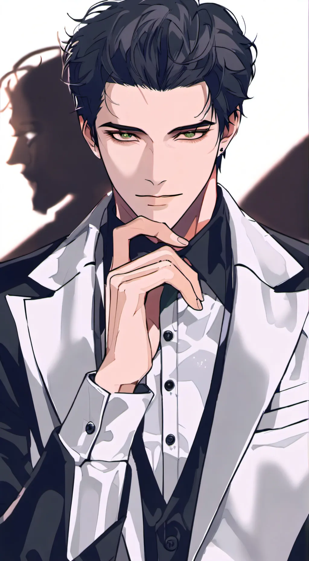 ai character: Damien  background