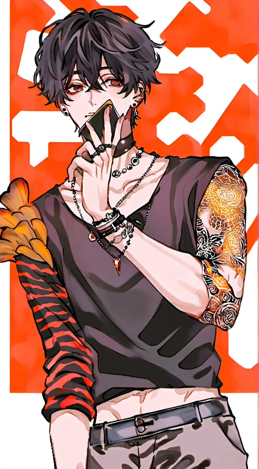 ai character: ✨️ramian🍓 background