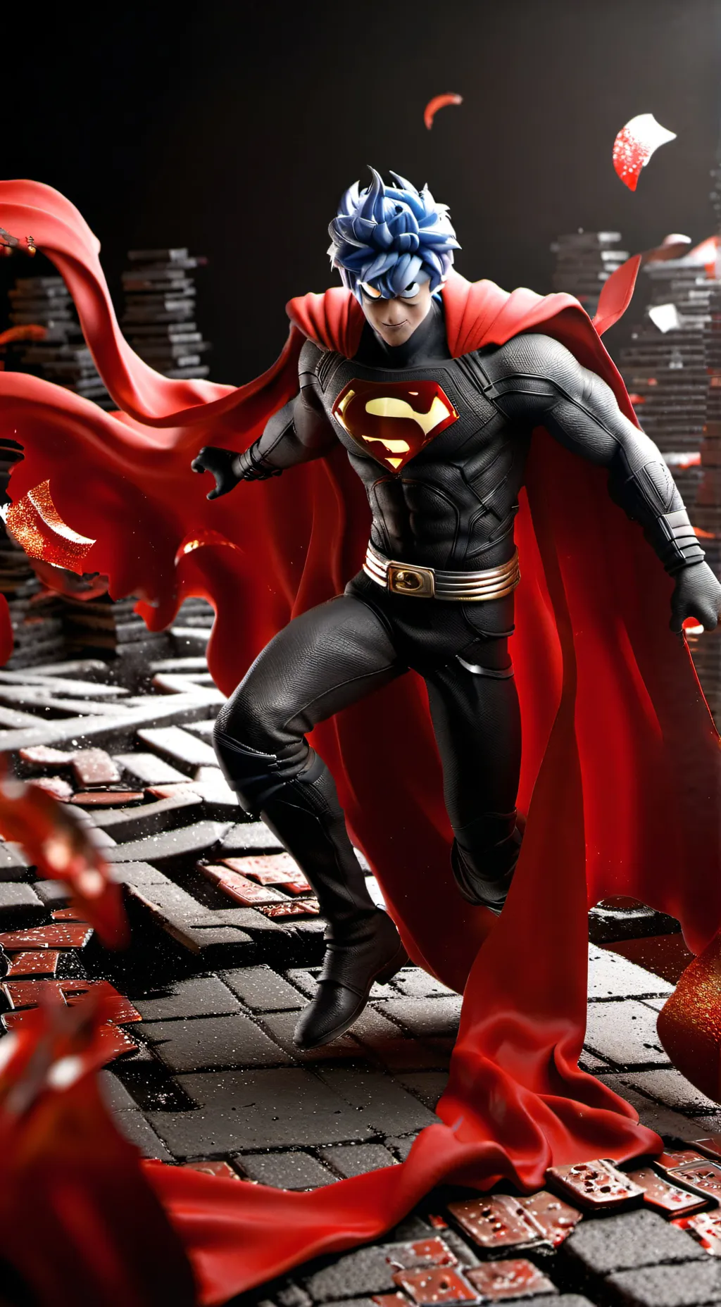 ai character: sonic  background