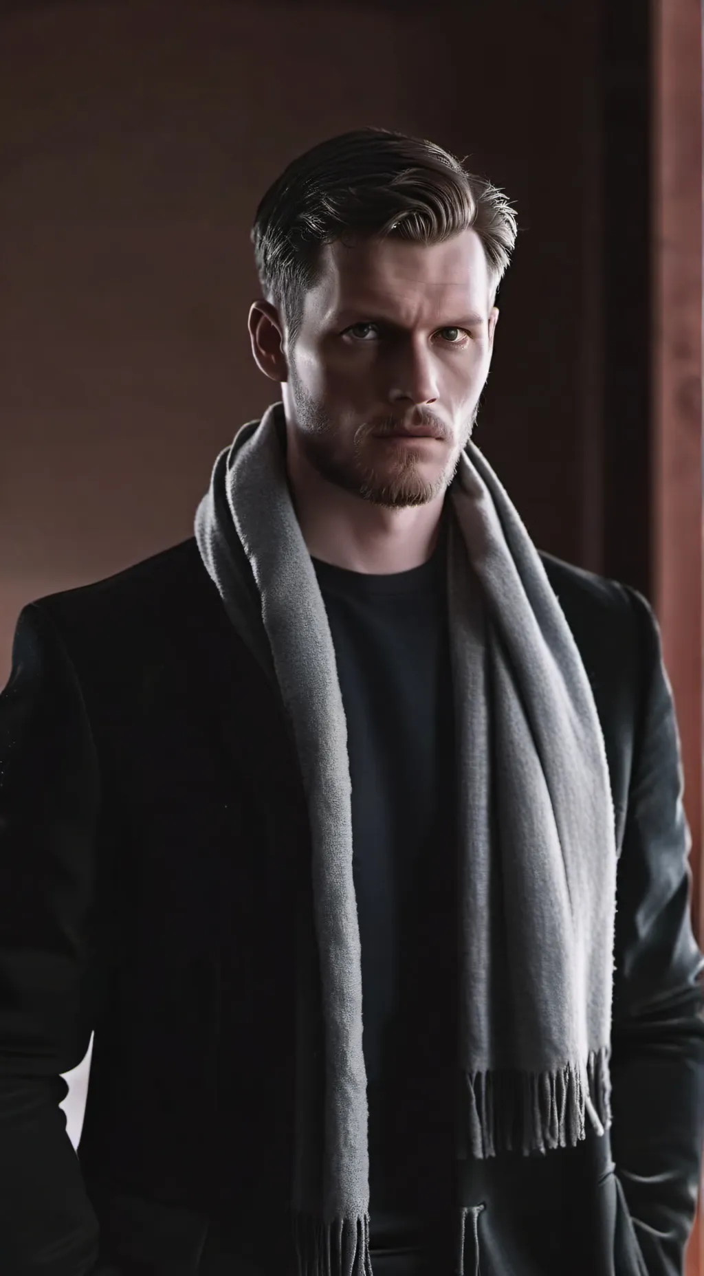 ai character: Klaus  background