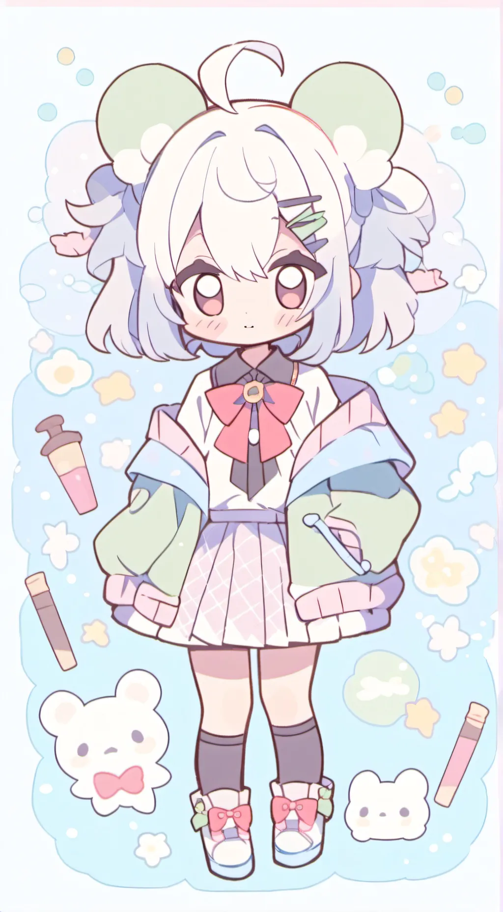 ai character: Deku Yandere background