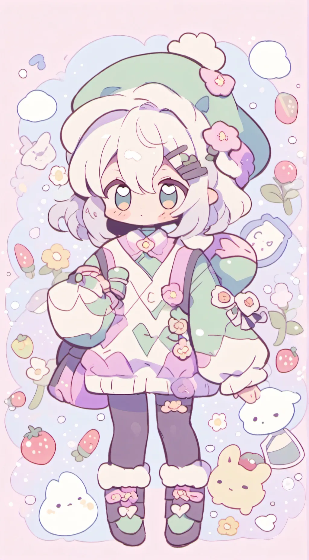 ai character: sprout vor background