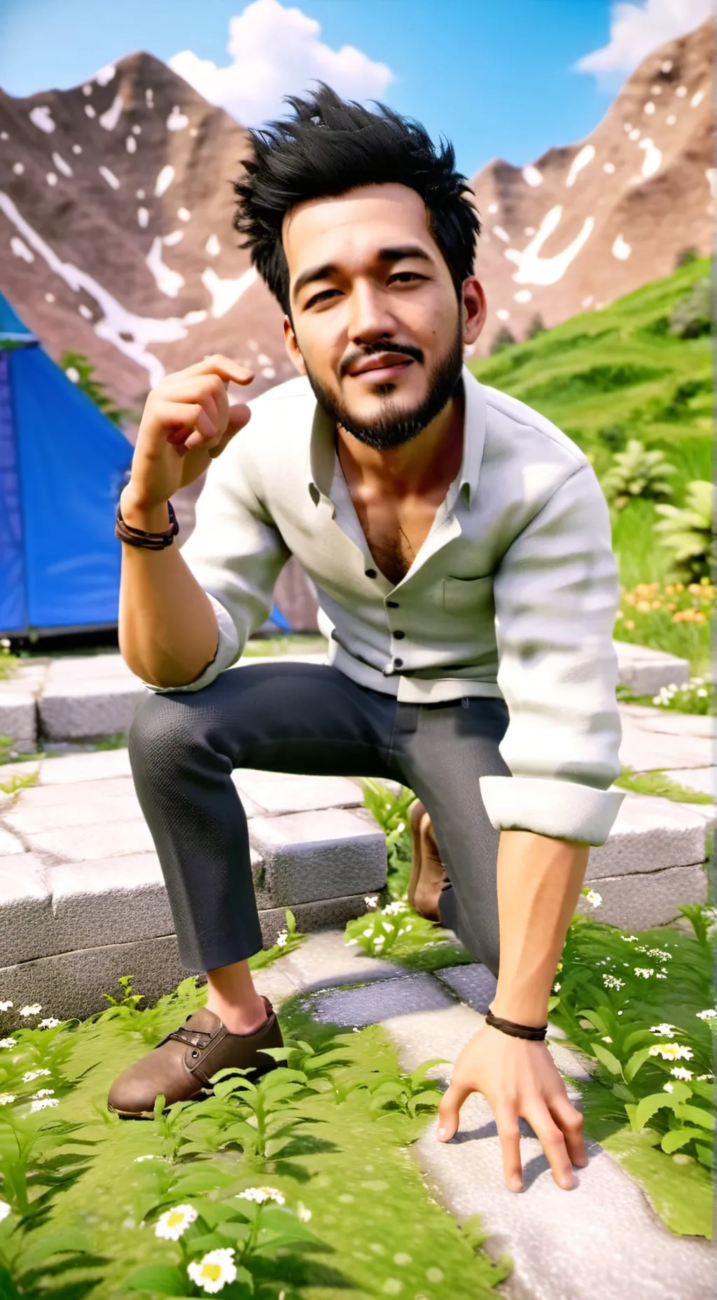 ai character: Noah background