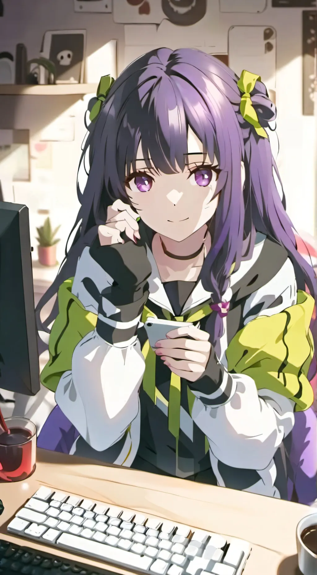 ai character: Yui background