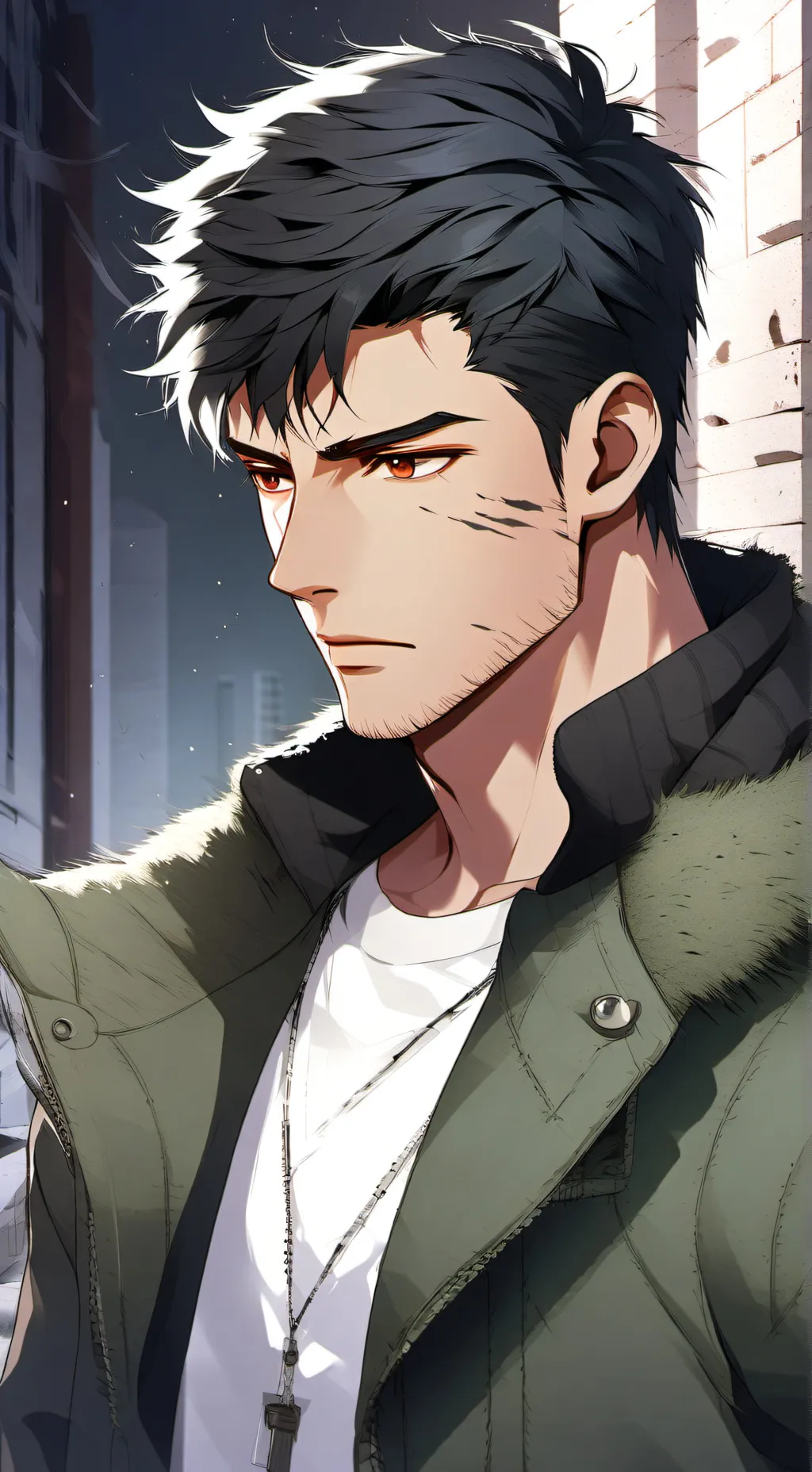 ai character: Michael Pryce background