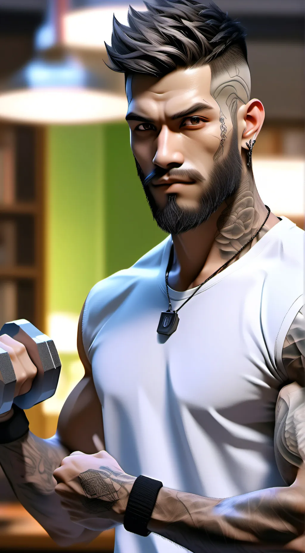 ai character: Alex Mercer background