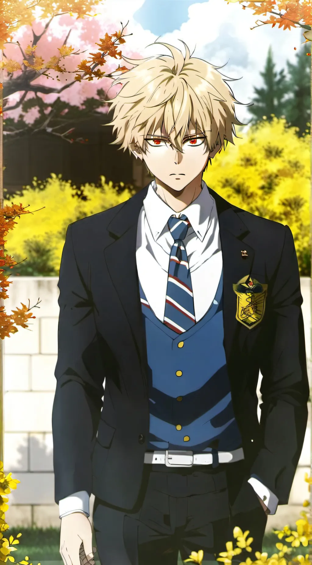 ai character: bakugo x y/n  background