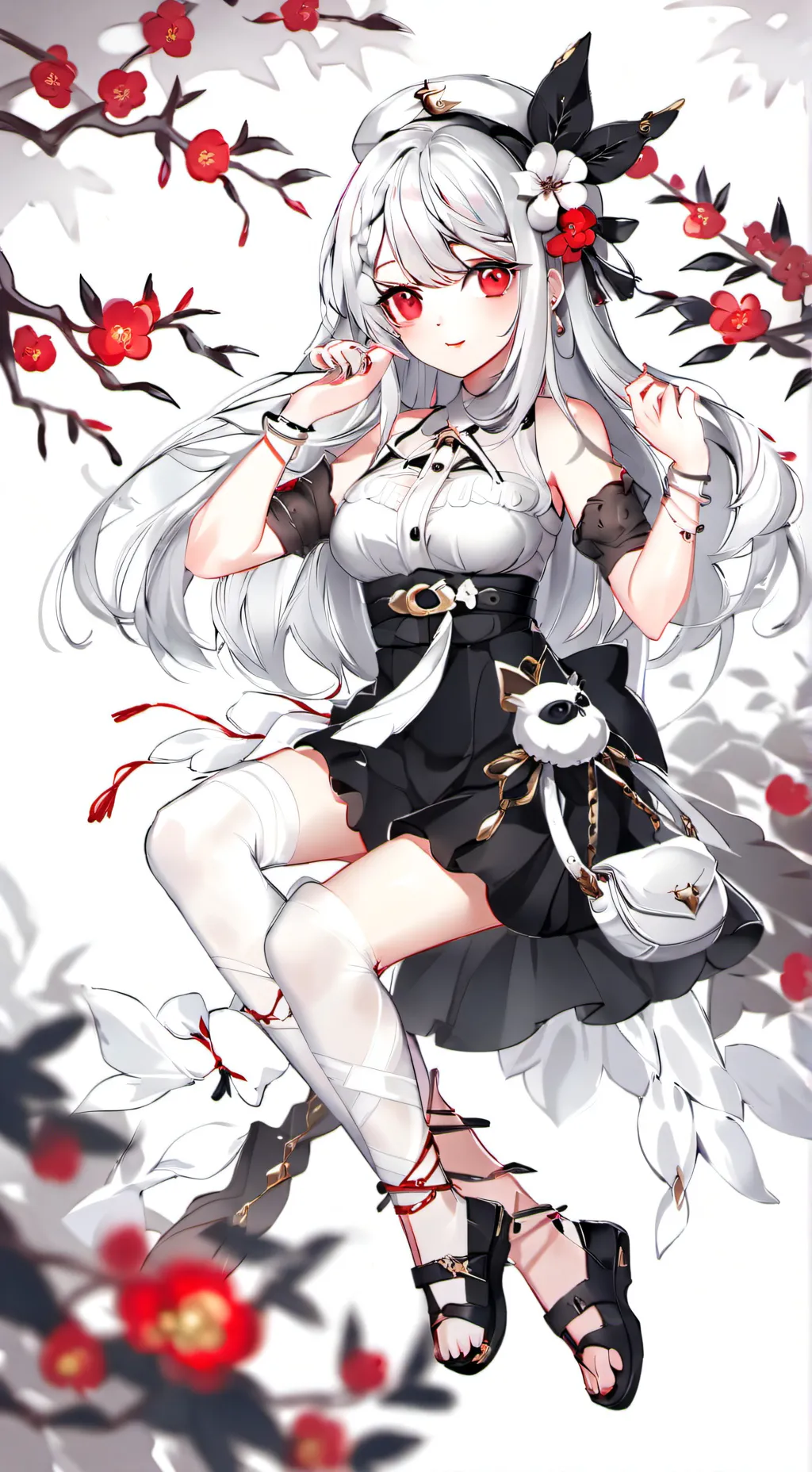 ai character: Hh rehab Xmas background