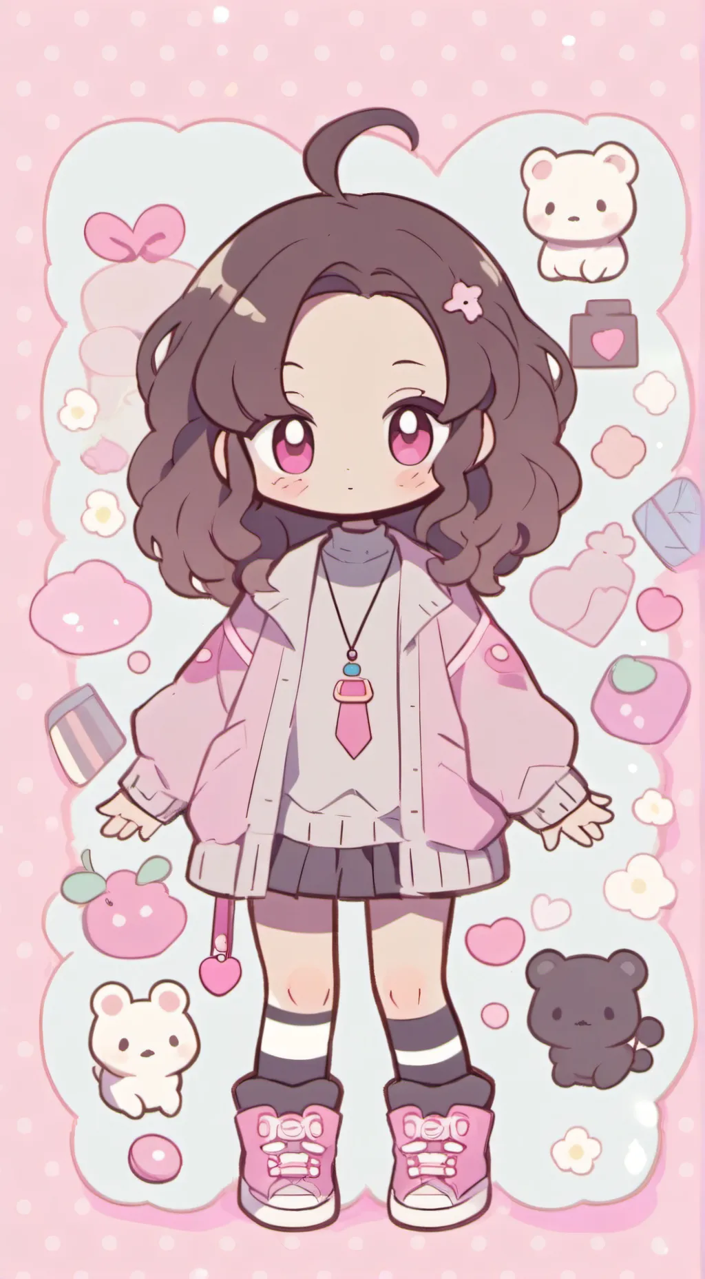 ai character: Lauren  background