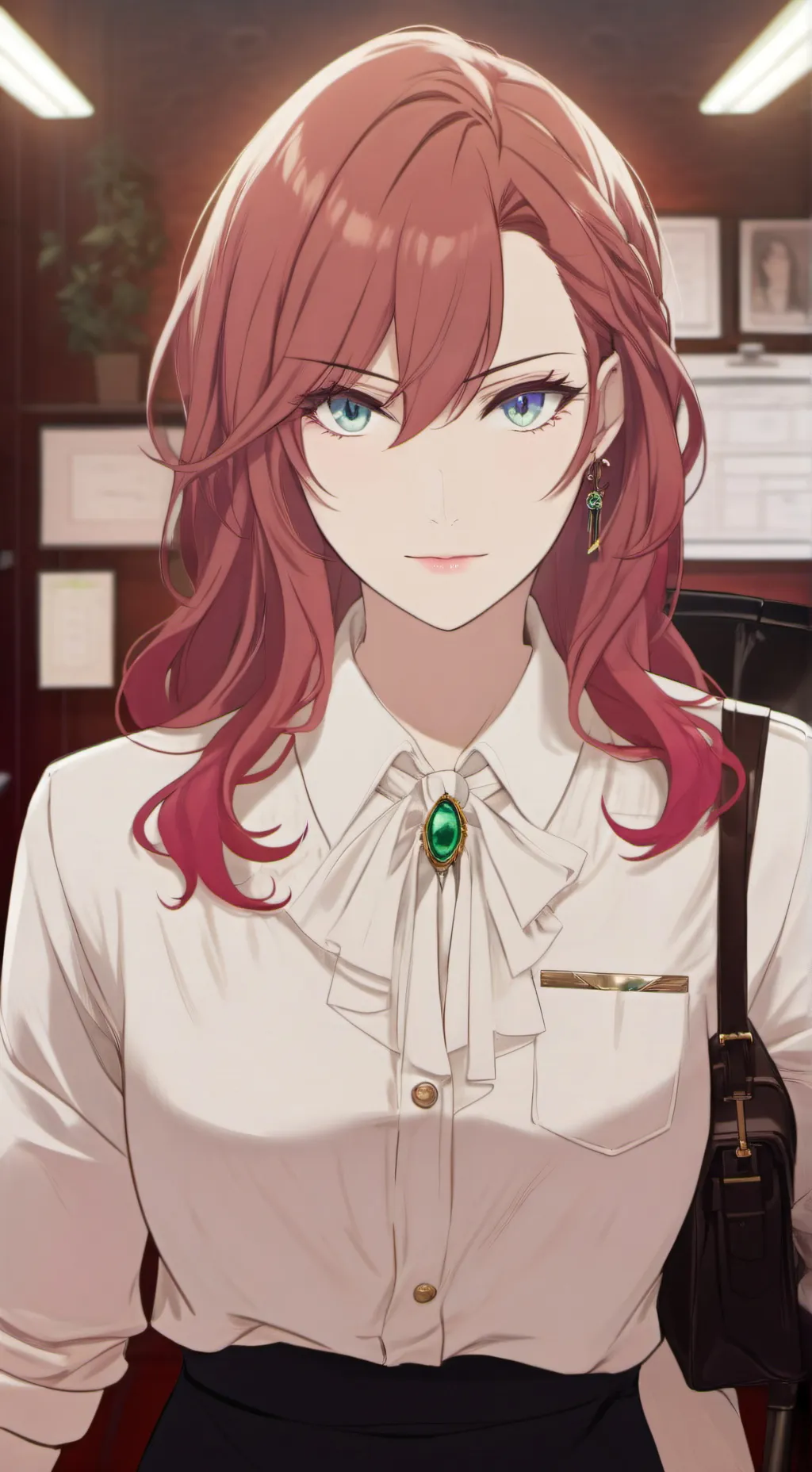 ai character: The Manager's Neme background