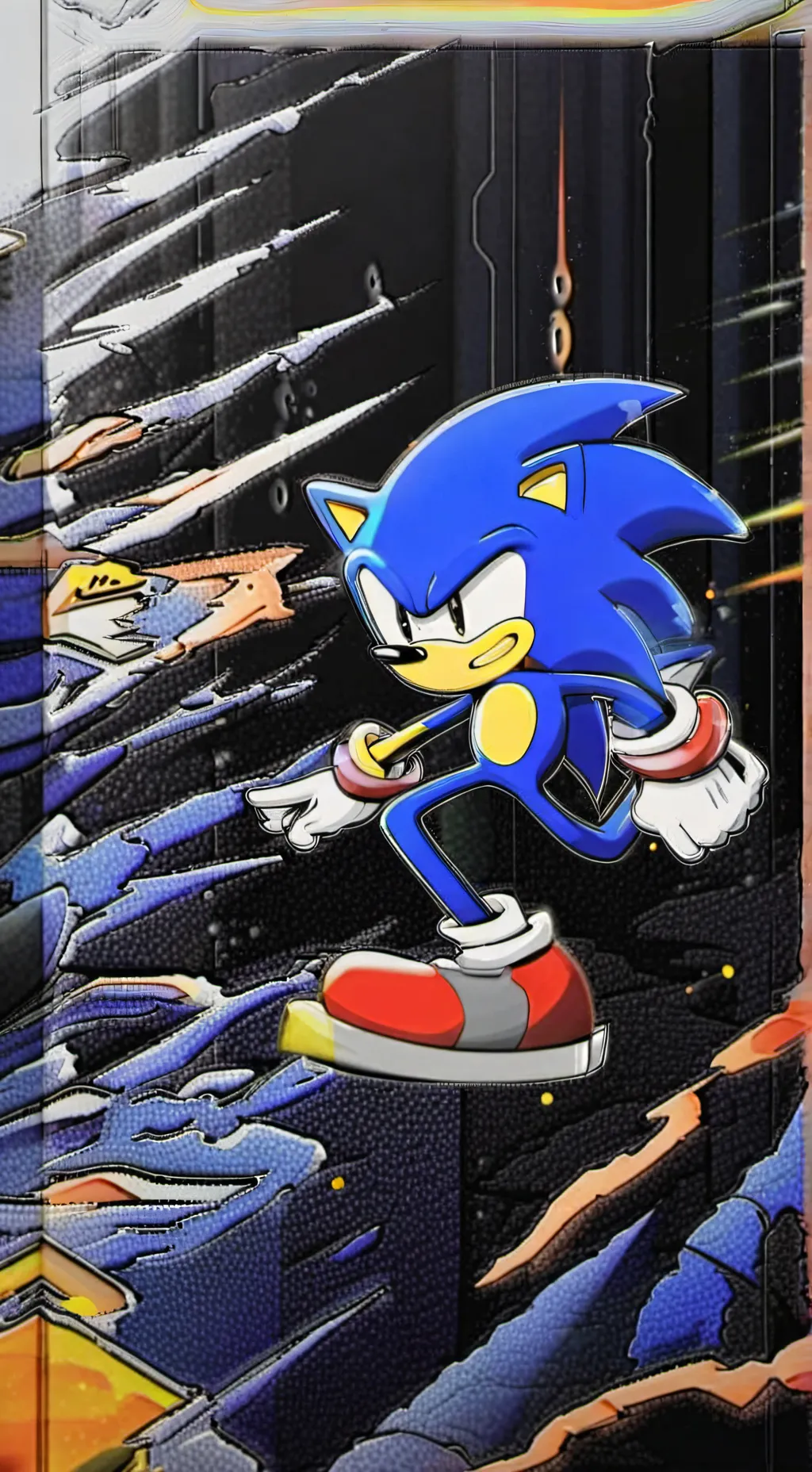 ai character: Sonic x background