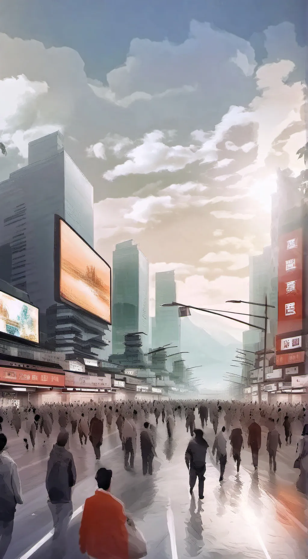 ai character: MHA Shibuya background