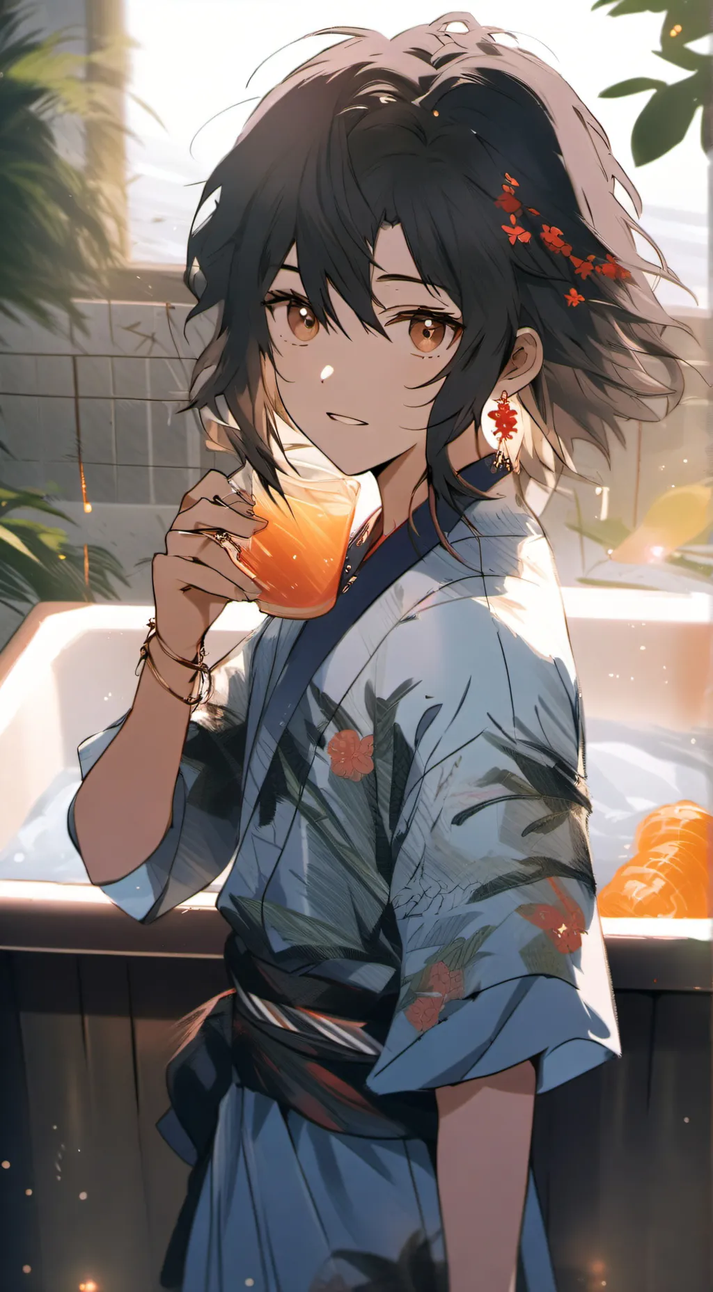 ai character: release anger background