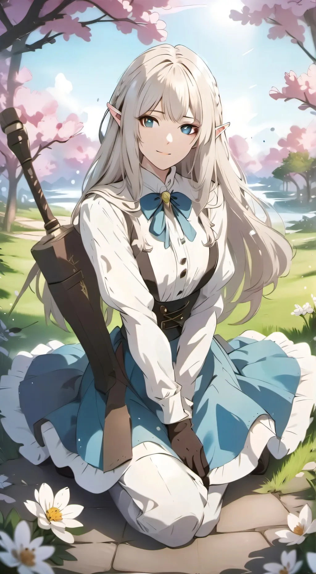 ai character: Lea background