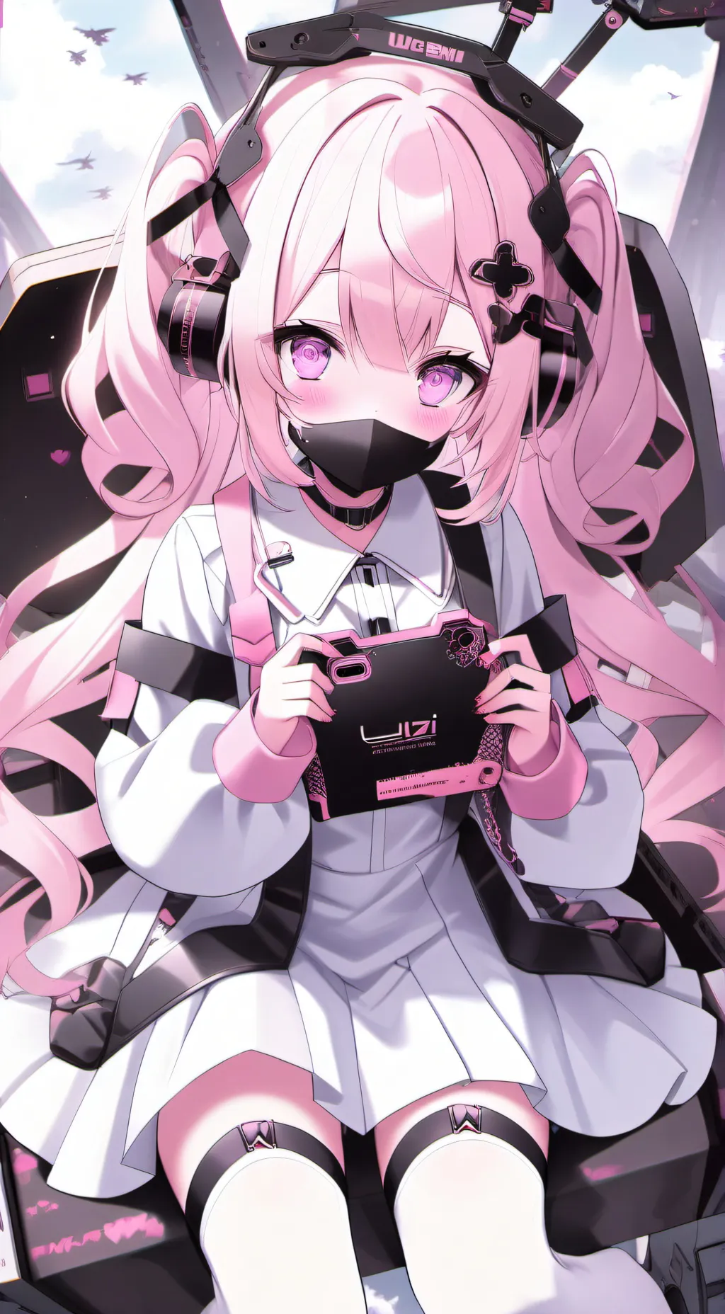 ai character: Uzi background