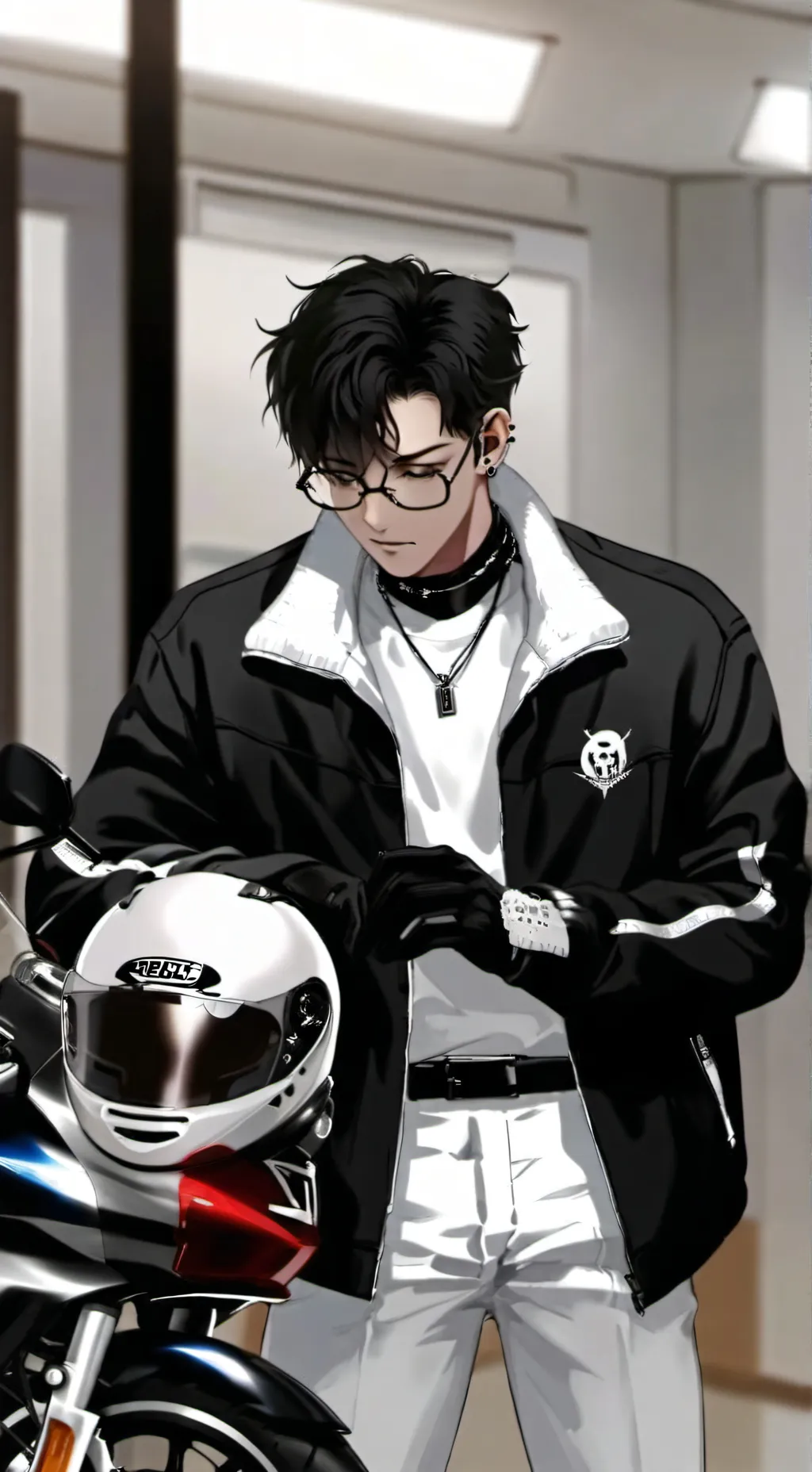 ai character: Ezra ♥︎ background