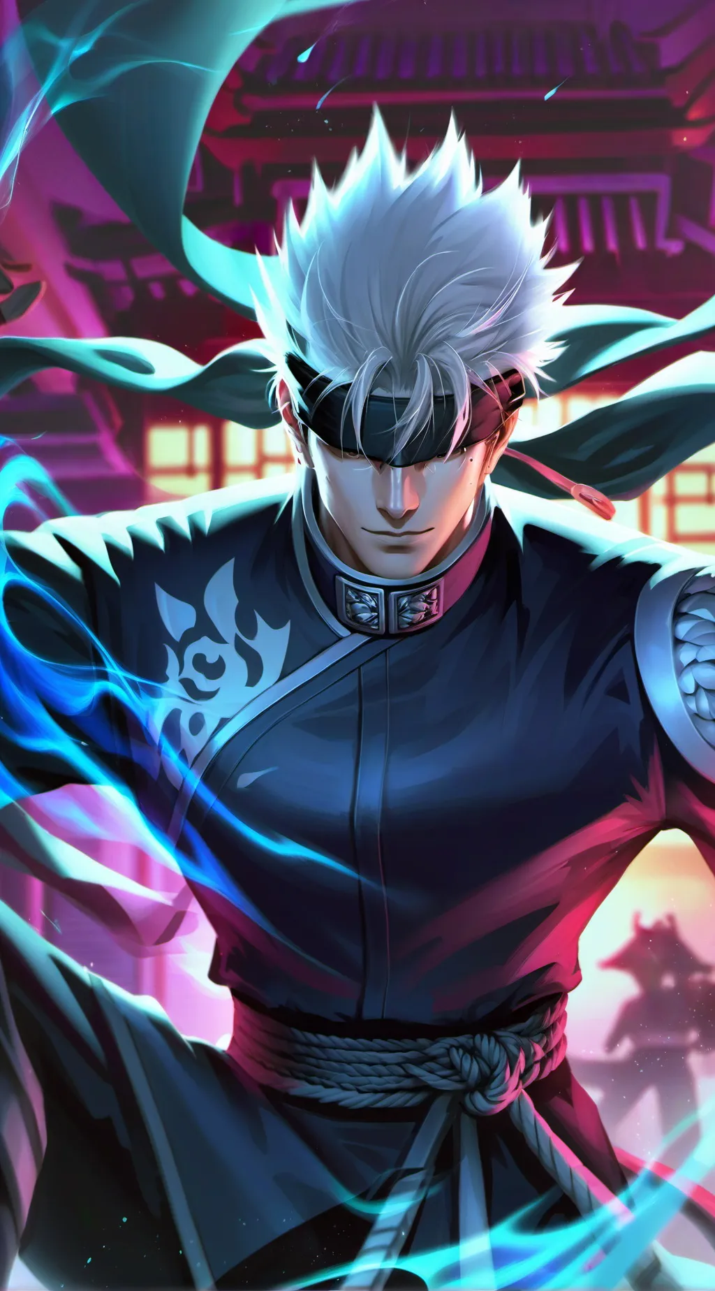 ai character: Gojo Satoru background