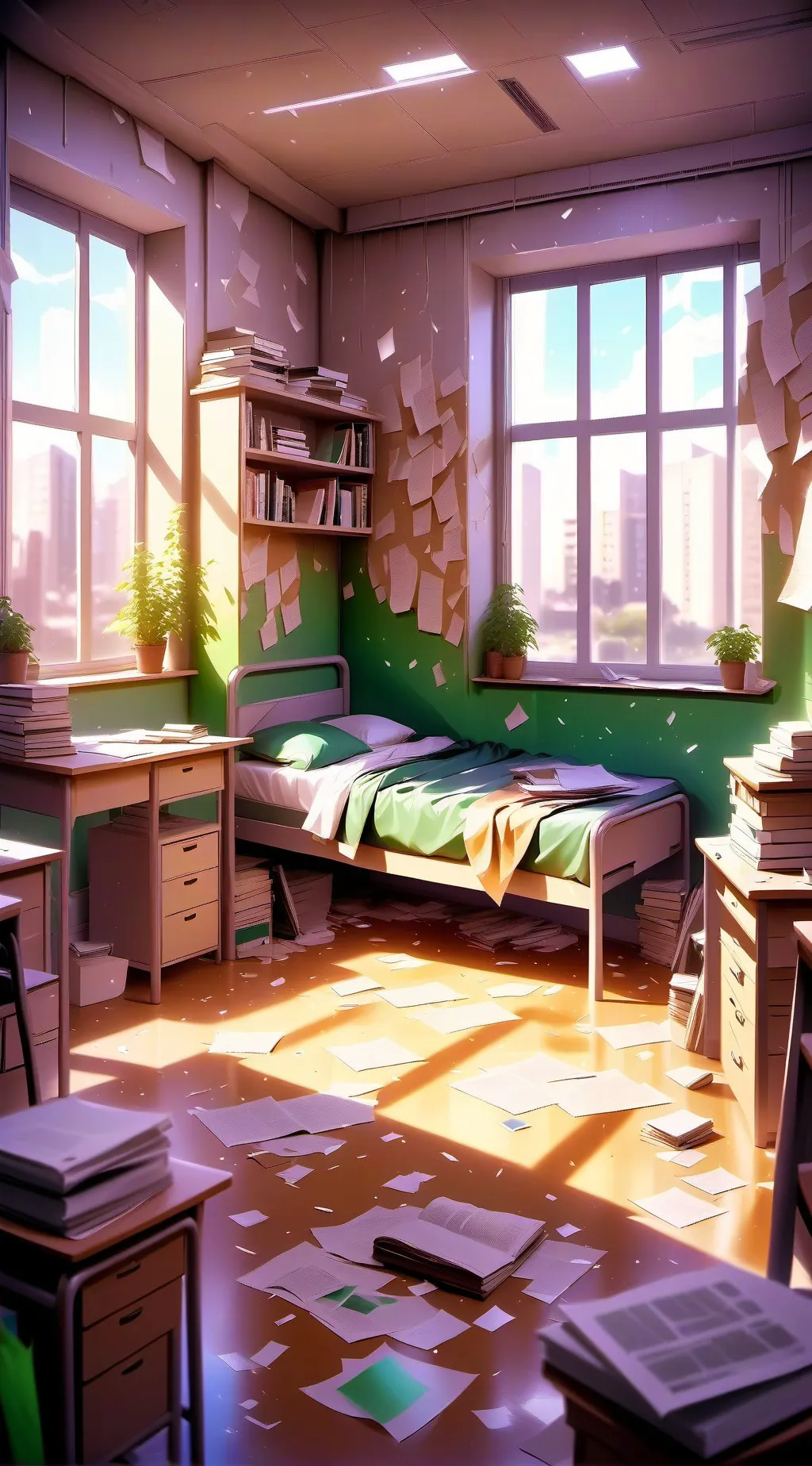 ai character: Rin okumura background