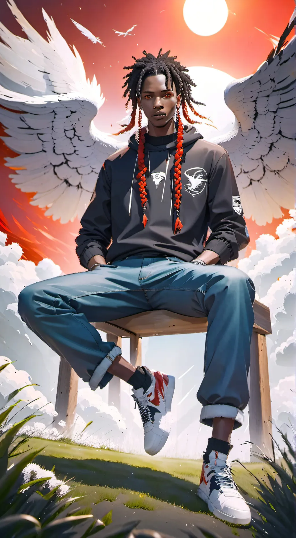 ai character: Leo background