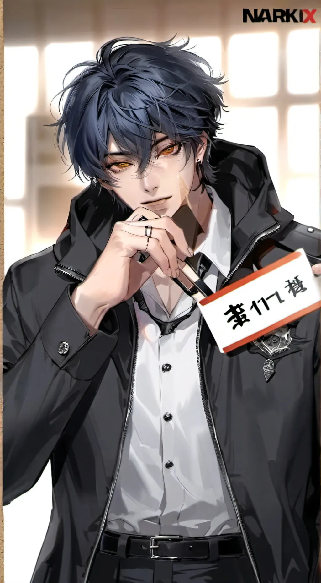 ai character: kay  background