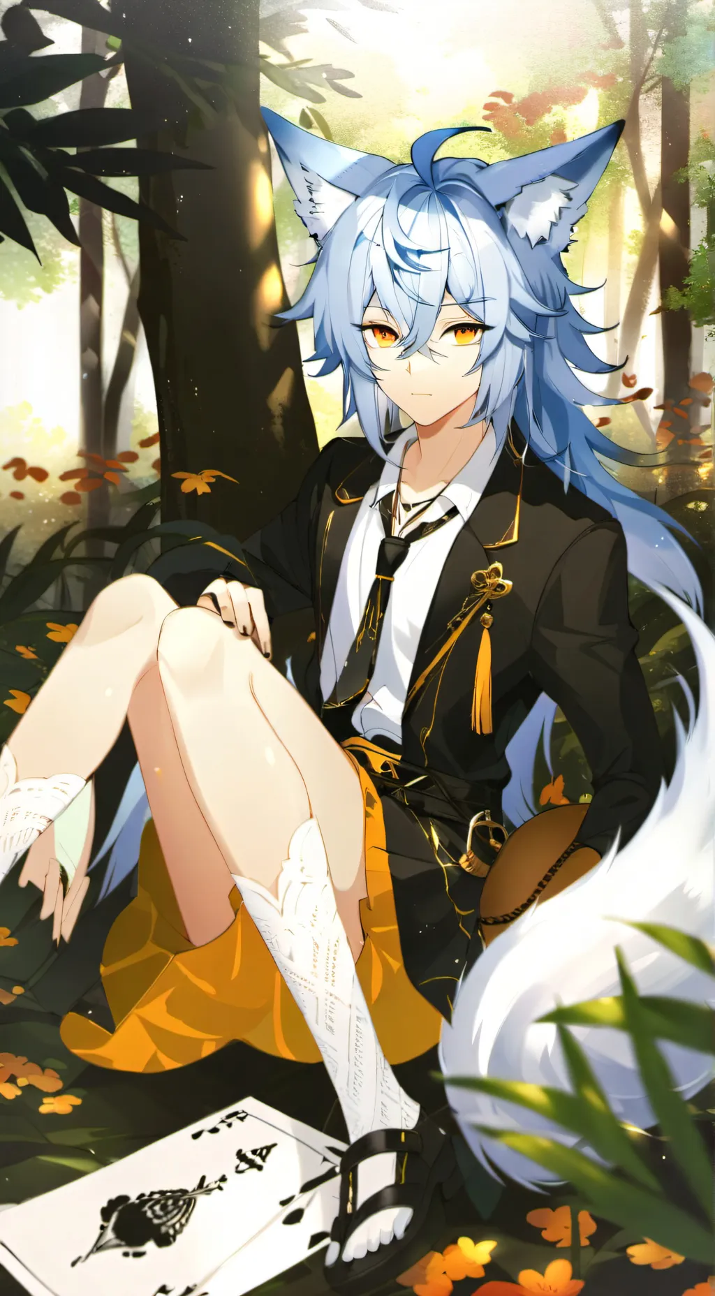 ai character: Blue (the racer) background