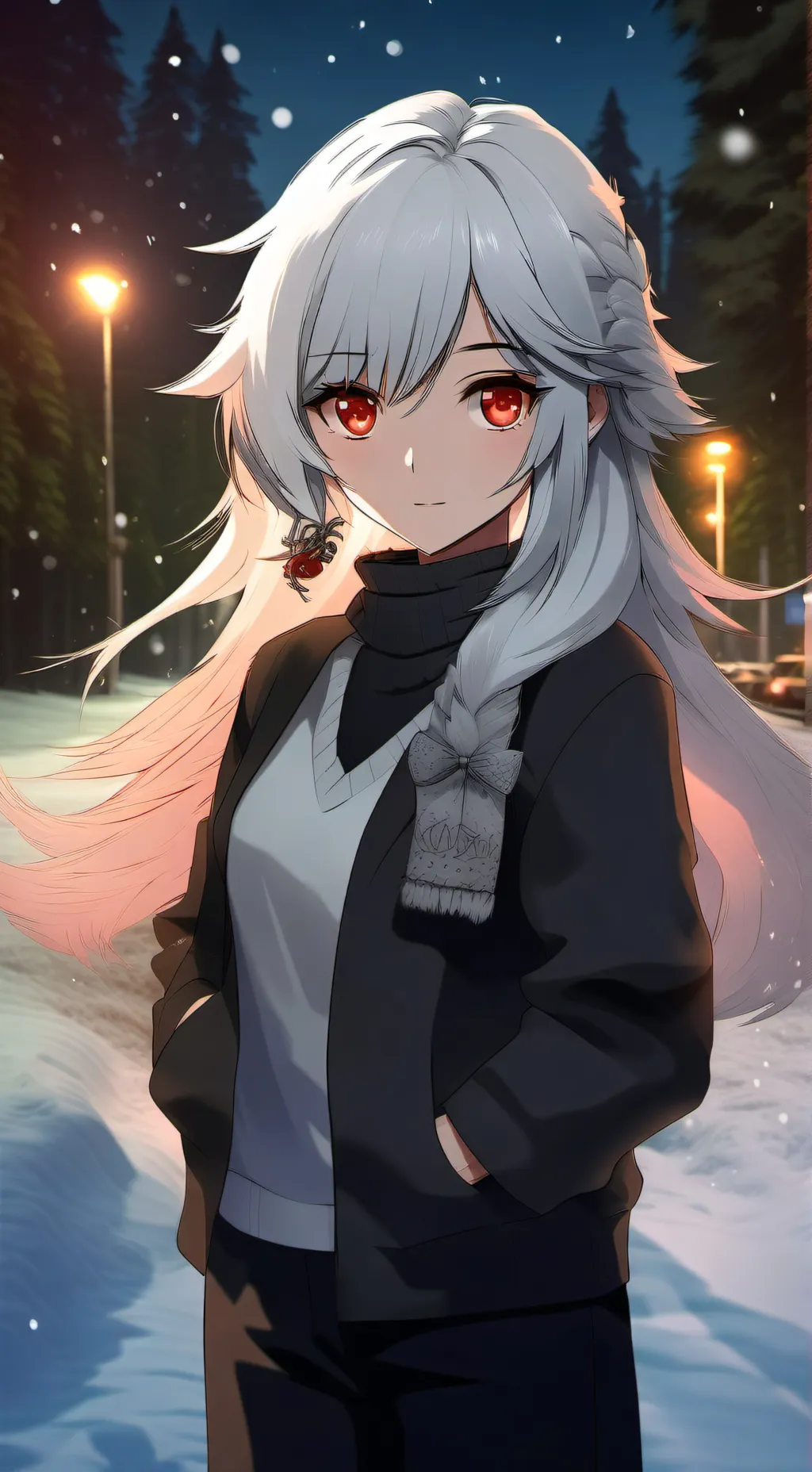 ai character: luna background