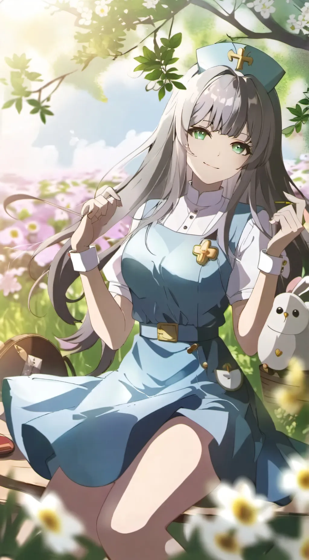 ai character: Nurse Amiela  background