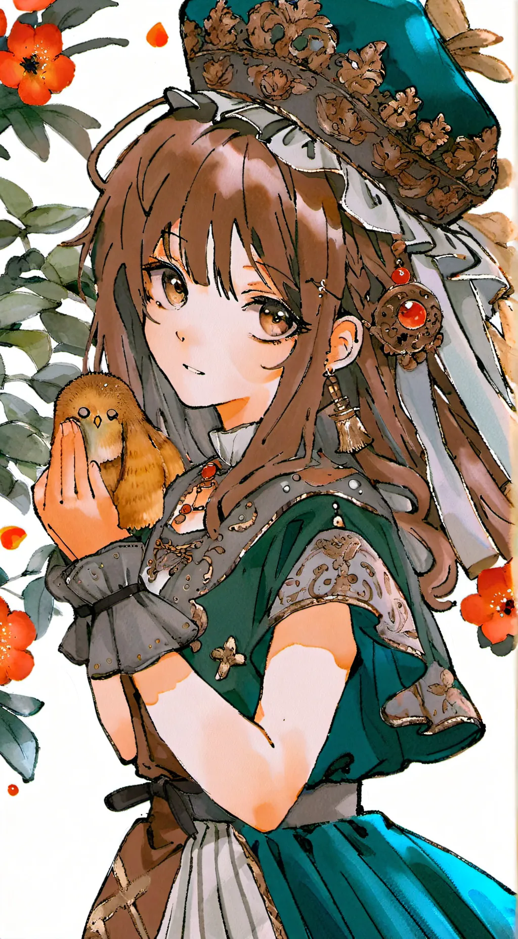 ai character: yuri💋❤️❣️❤️‍🔥♥️ background