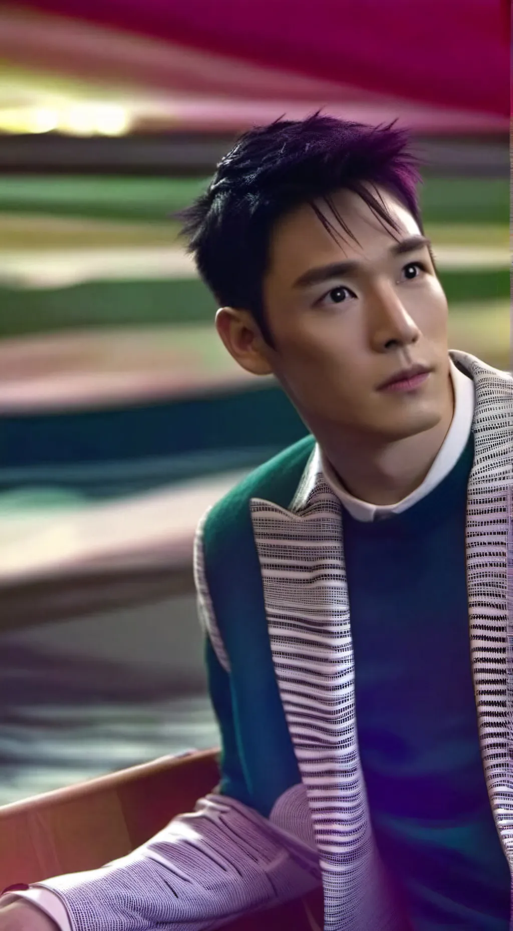 ai character: ෴𝄞THANOS𝄞෴ background