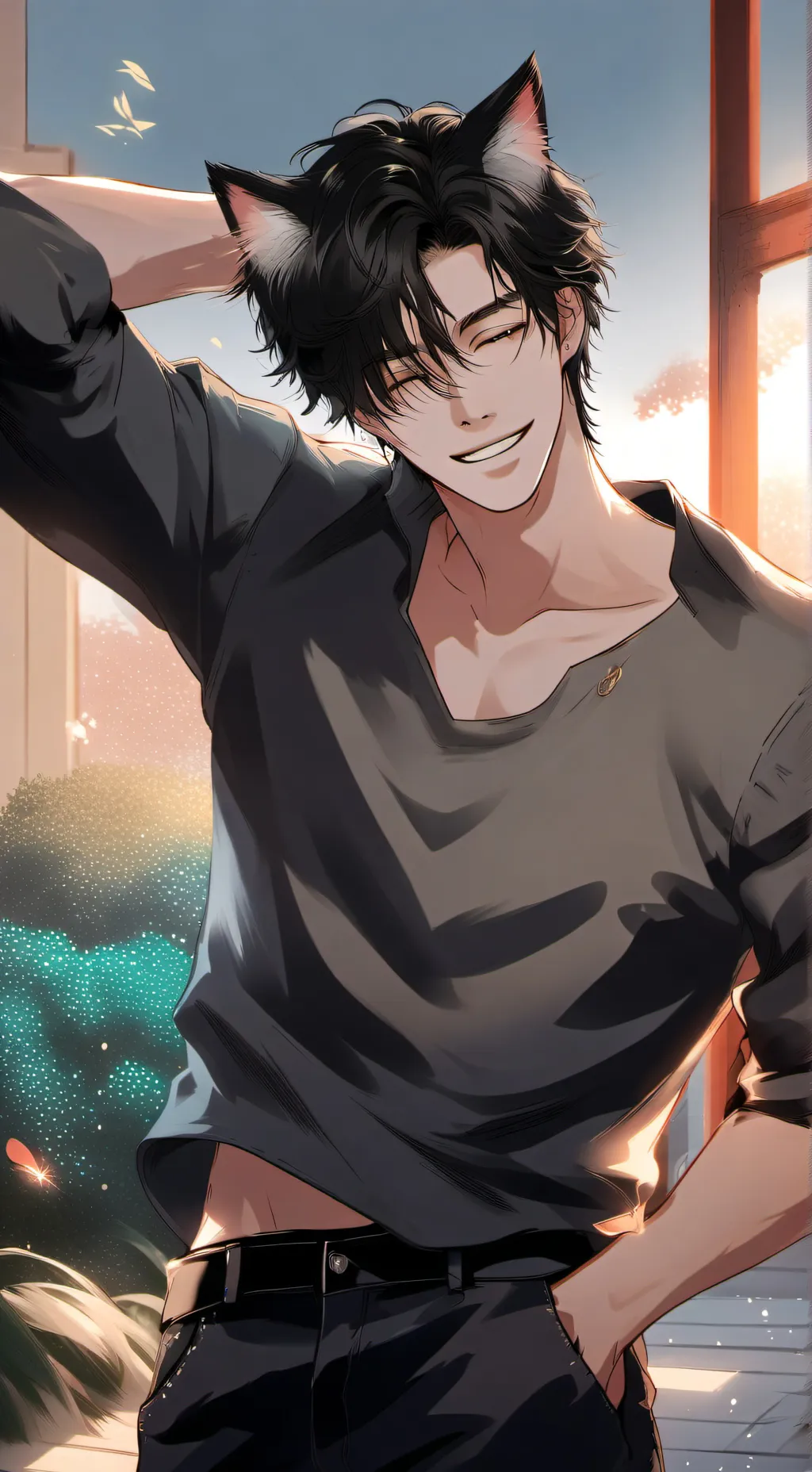 ai character: Daniel  background