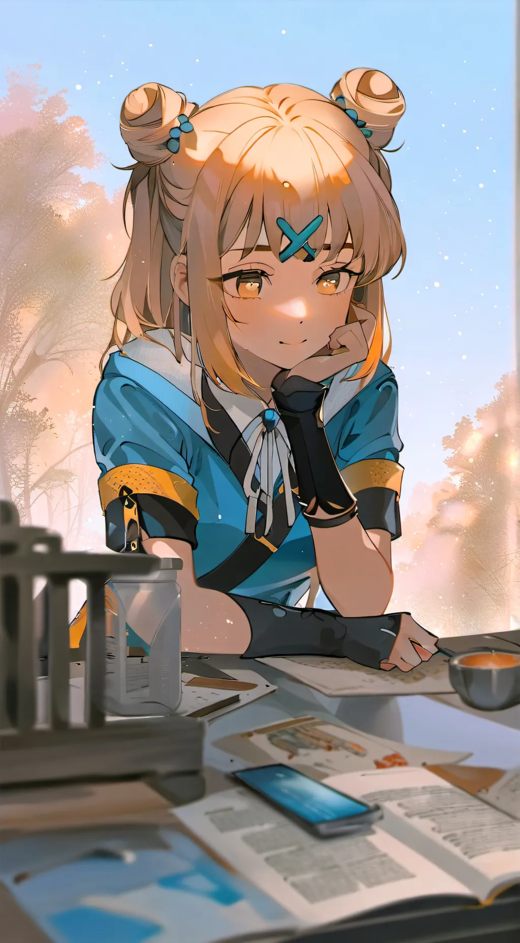 ai character: Viki background