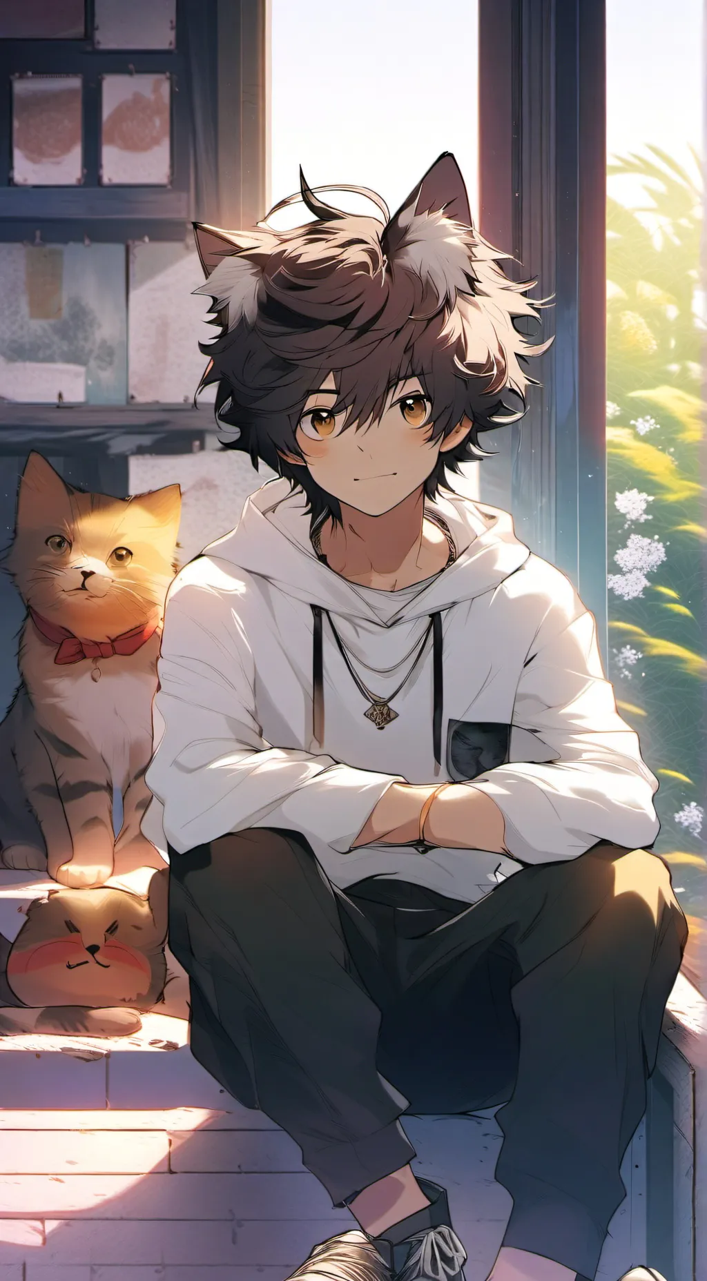 ai character: Zach  background