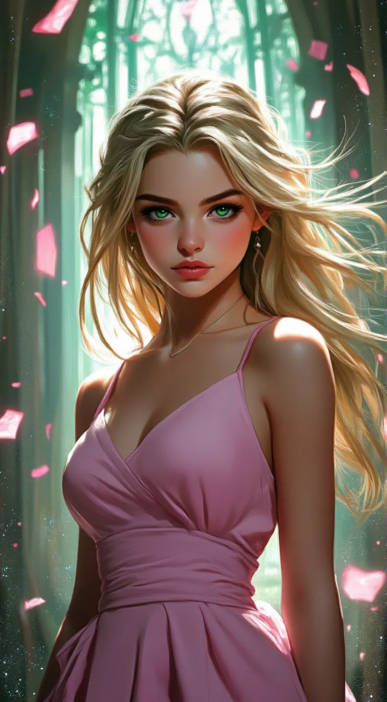 ai character: Aurora  background