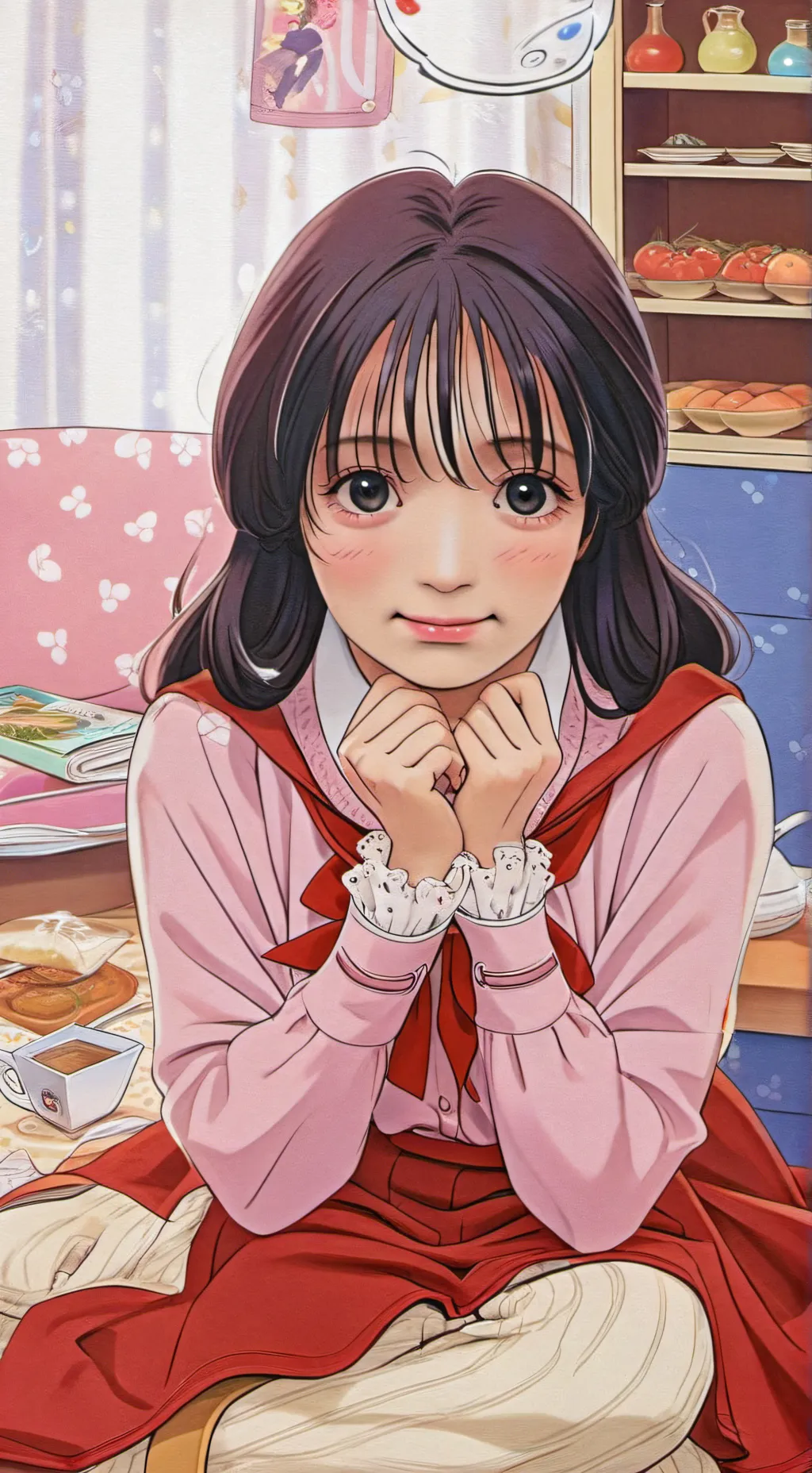 ai character: Jun hee background