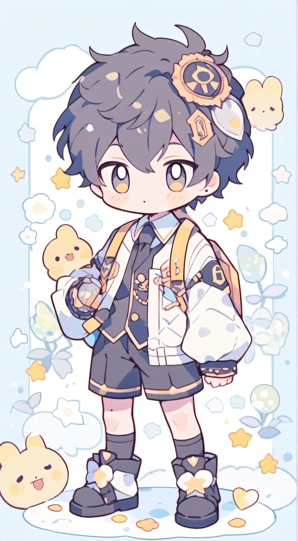 ai character: funeral crew background