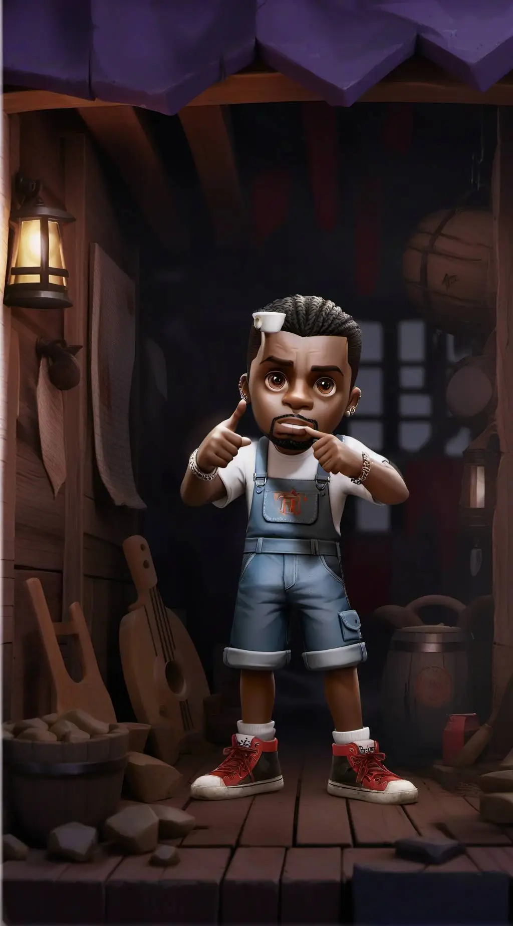 ai character: fpe disaster background