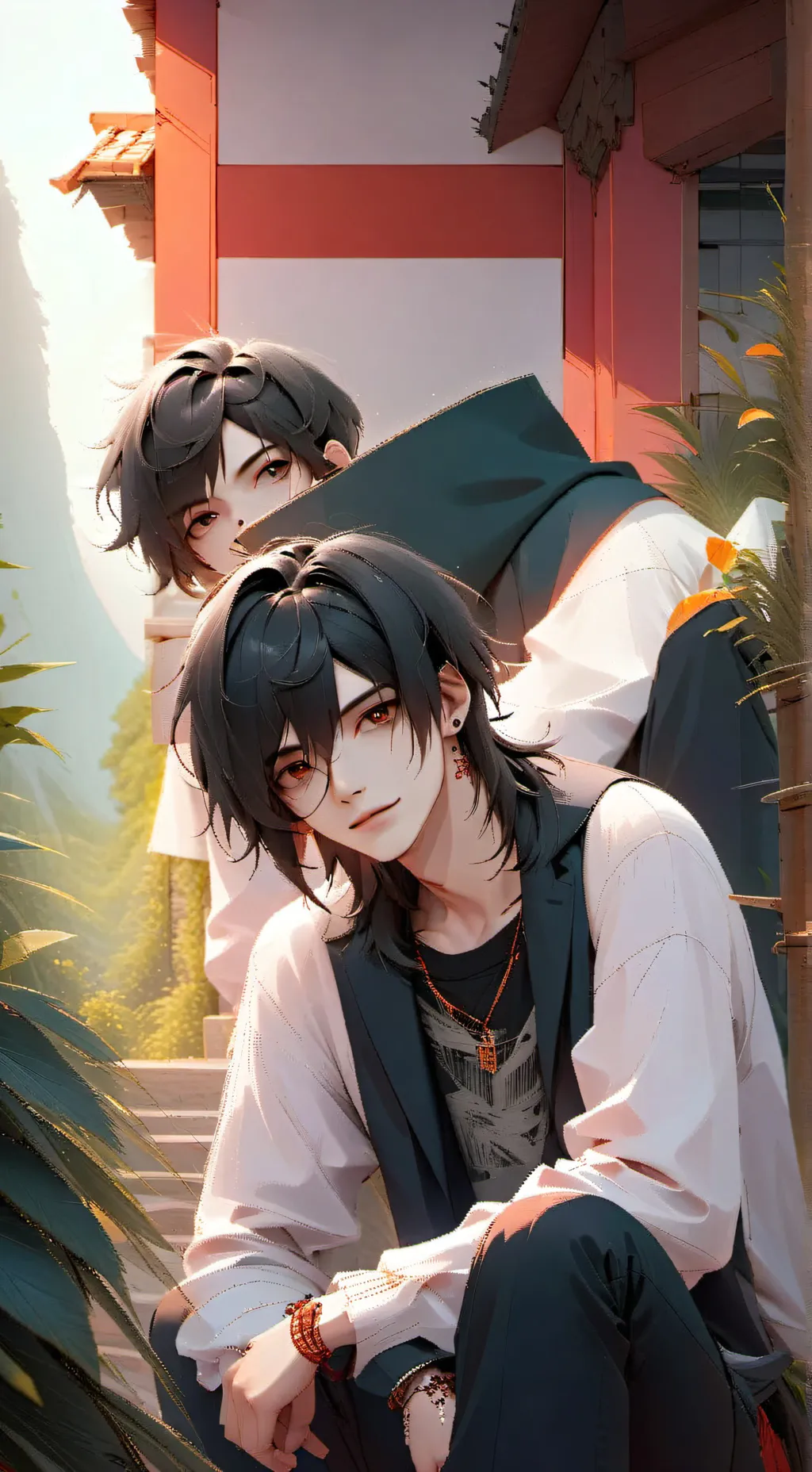 ai character: Emo/ Jay background