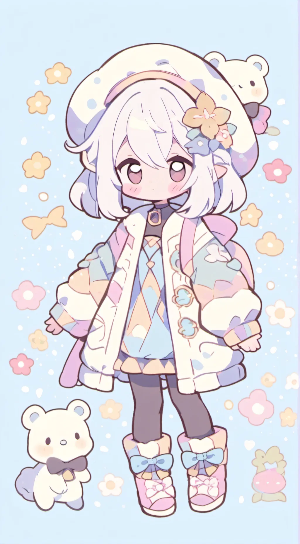 ai character: Аня background