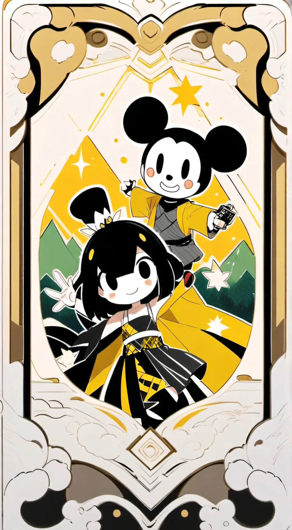 ai character: FRUITCAKE ! 🍓🍰🍫 background