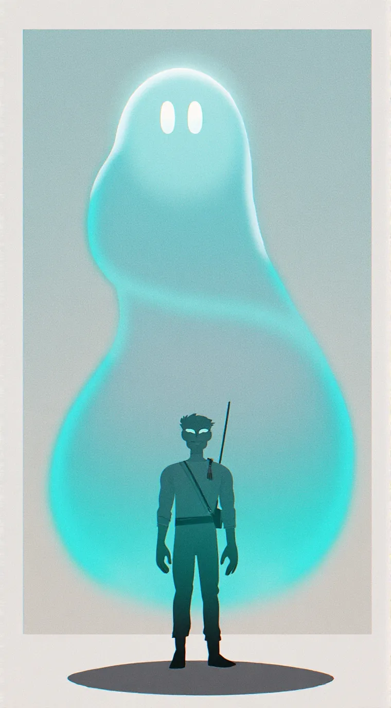 ai character: призрак background