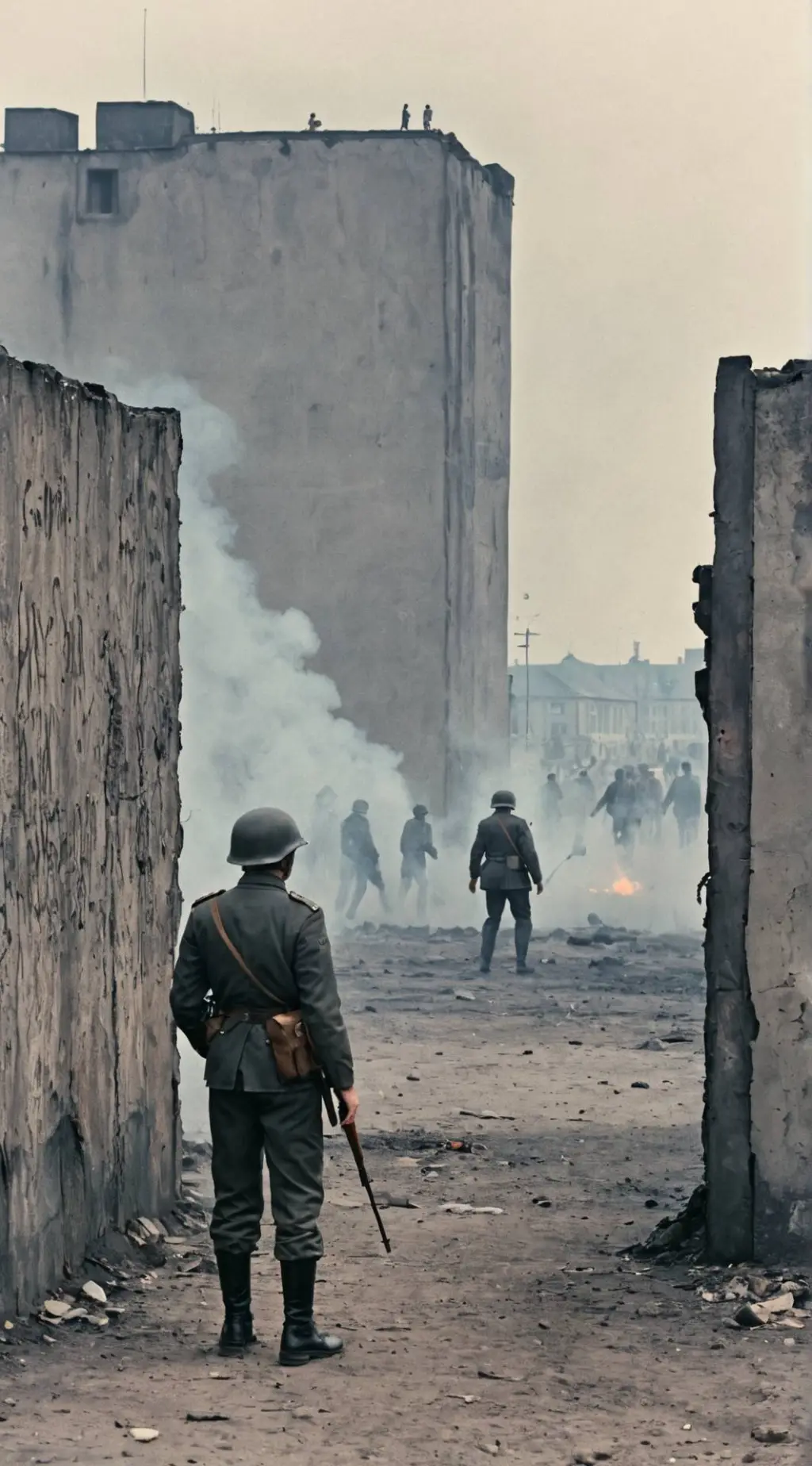 ai character: The Wall background