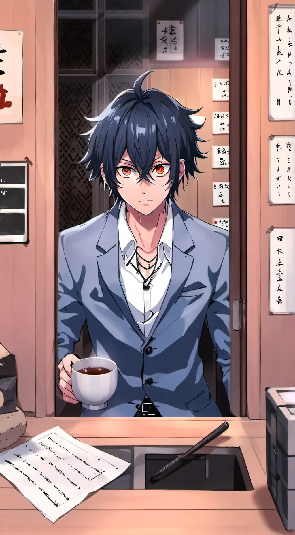 ai character: inosukes dead hand background