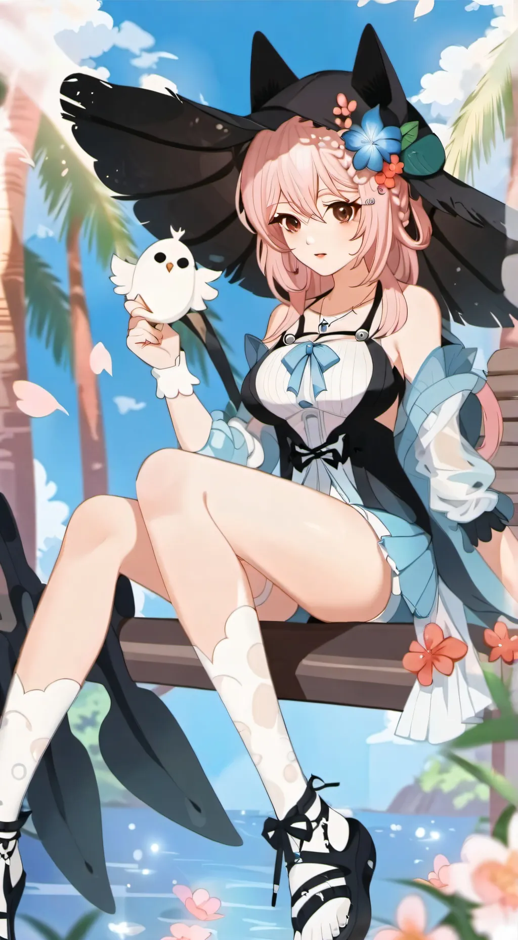 ai character: portal background