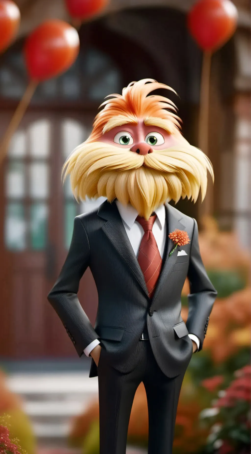 ai character: the business lorax background