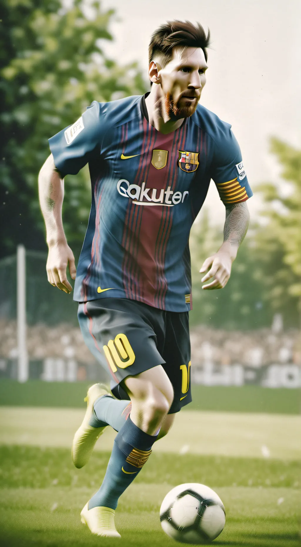 ai character: Messi background